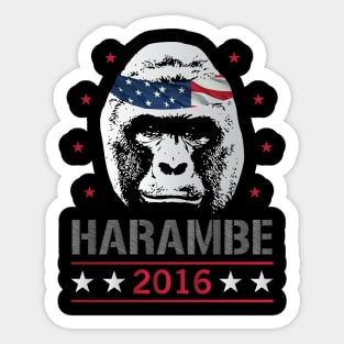 Harambe 2016 Sticker